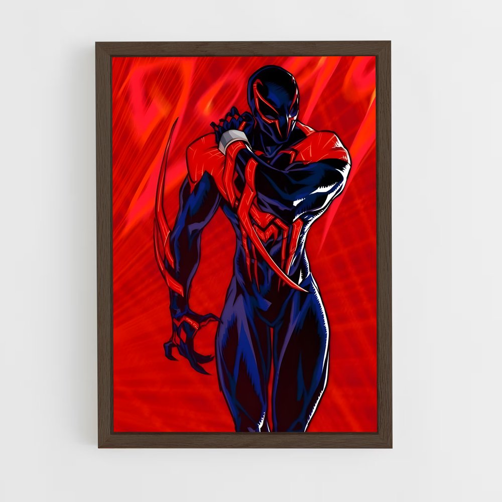 ap-spider man 2099-3 cadre Bois foncé