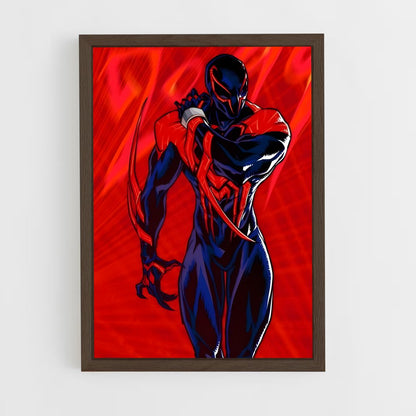 ap-spider man 2099-3 cadre Bois foncé