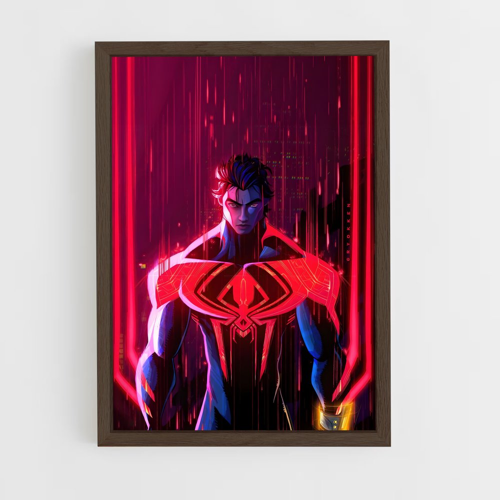 ap-spider man 2099-4 cadre Bois foncé