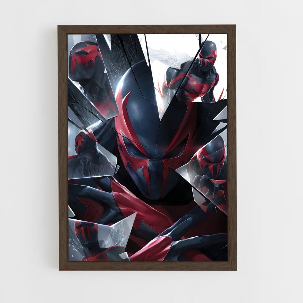 ap-spider man 2099-5 cadre Bois foncé