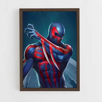 ap-spider man 2099-8 cadre Bois foncé