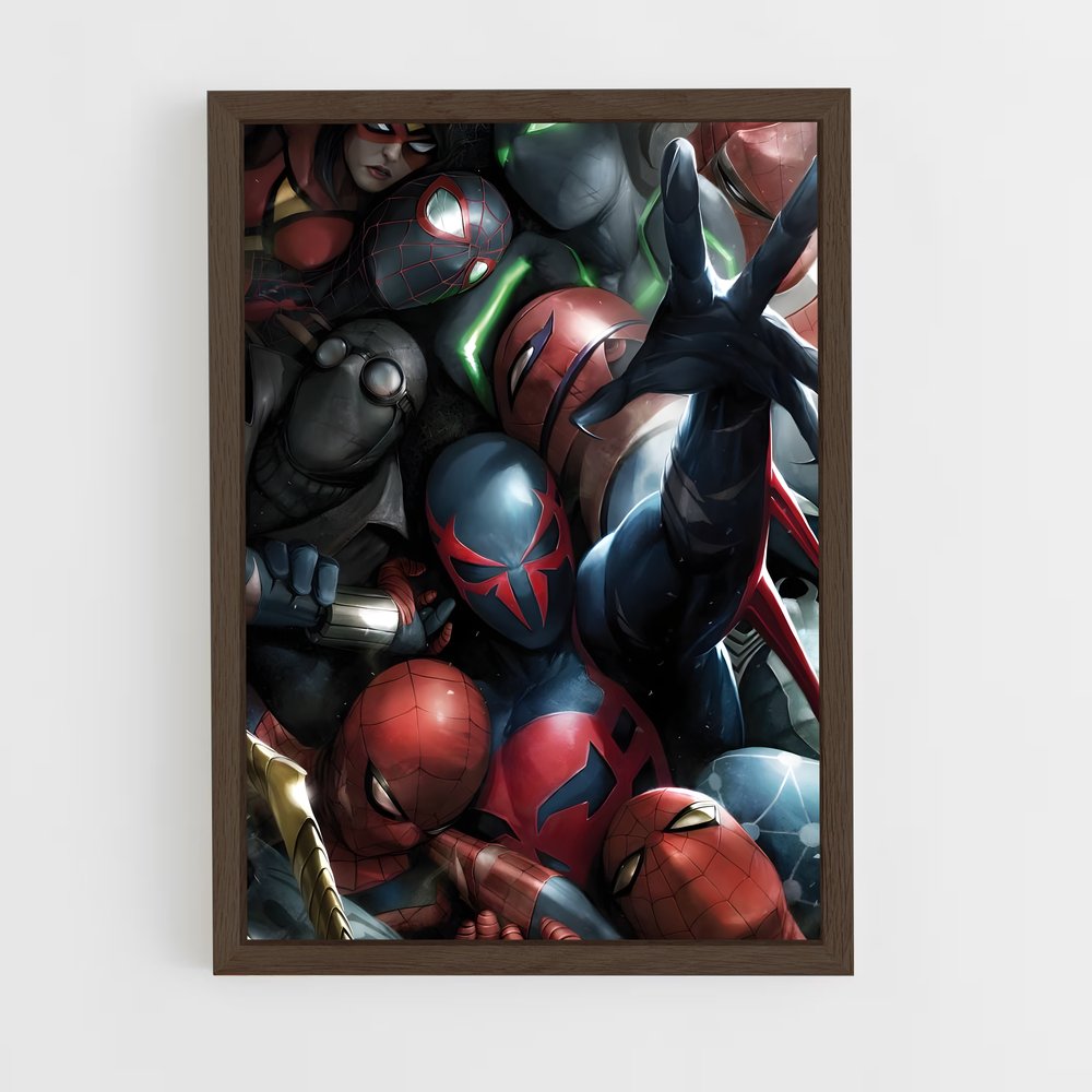 ap-spider man 2099-9 cadre Bois foncé