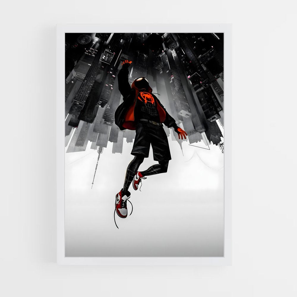 ap-spider man miles morales-1 cadre Blanc