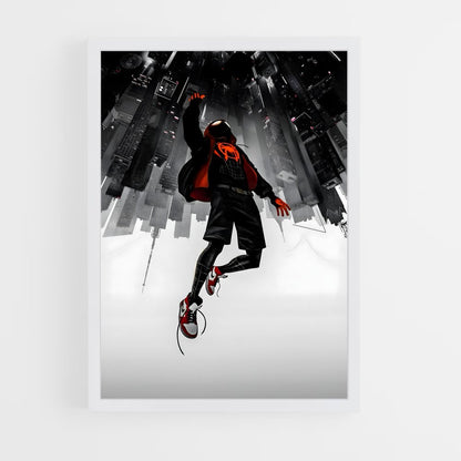 ap-spider man miles morales-1 cadre Blanc