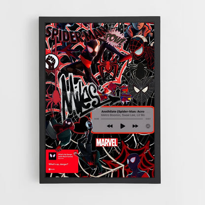 ap-spider man miles morales-11 cadre Noir
