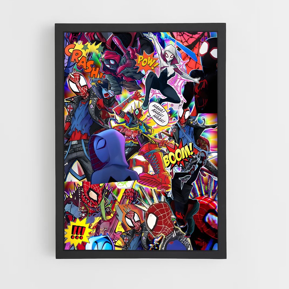 ap-spider man miles morales-4 cadre Noir
