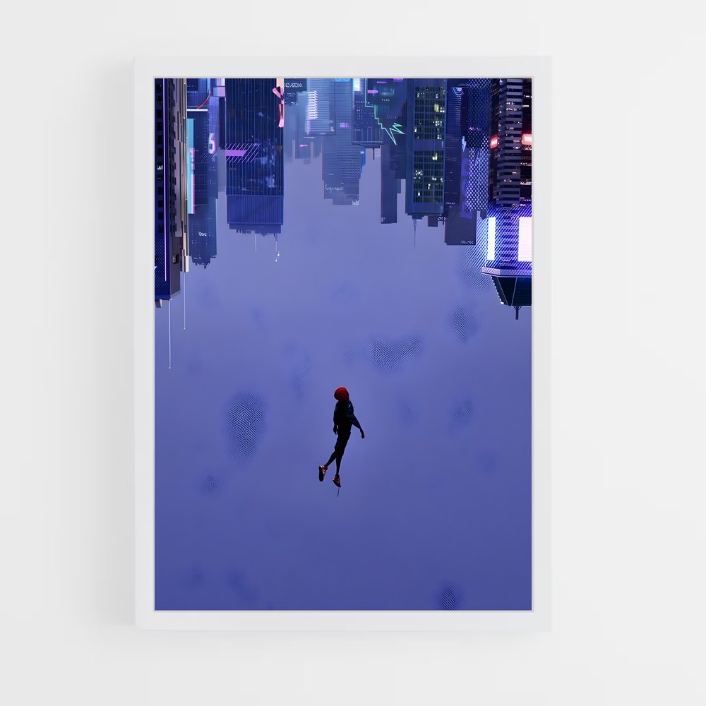 ap-spider man miles morales-7 cadre Blanc