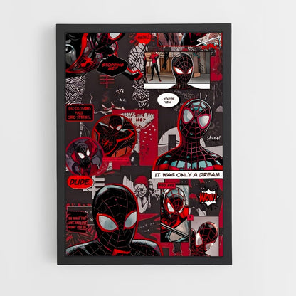 ap-spider man miles morales-8 cadre Noir