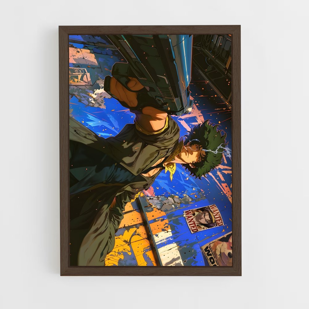 ap-spike spiegel-1 cadre Bois foncé