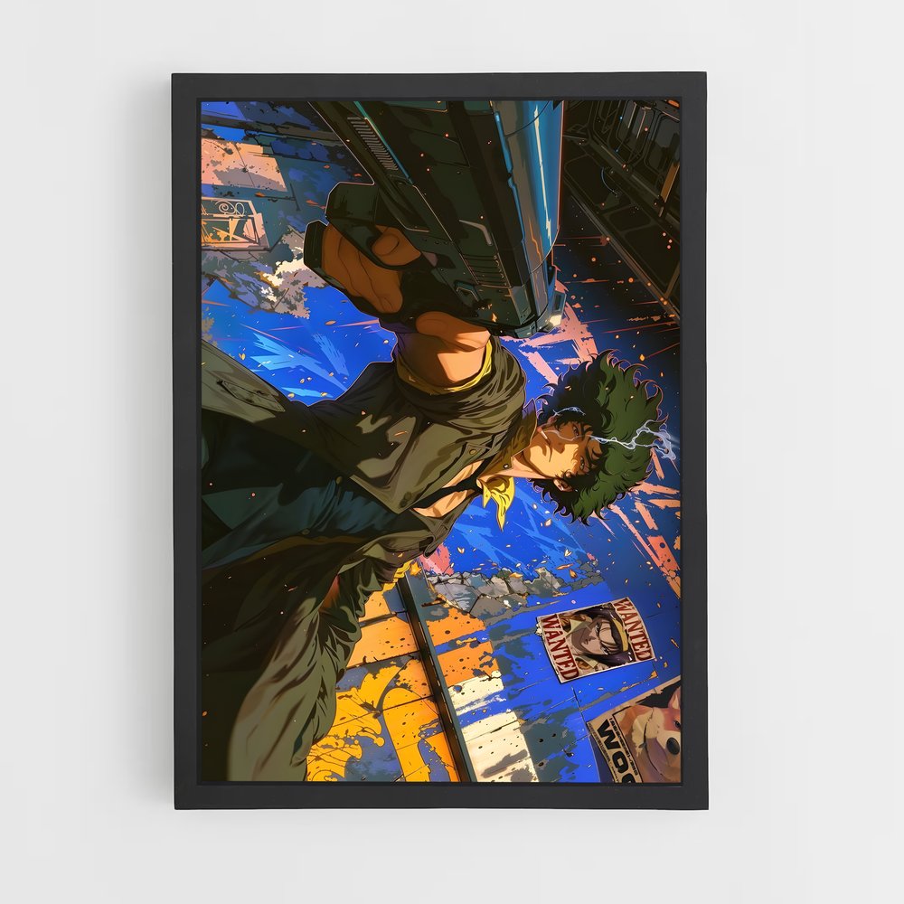 ap-spike spiegel-1 cadre Noir