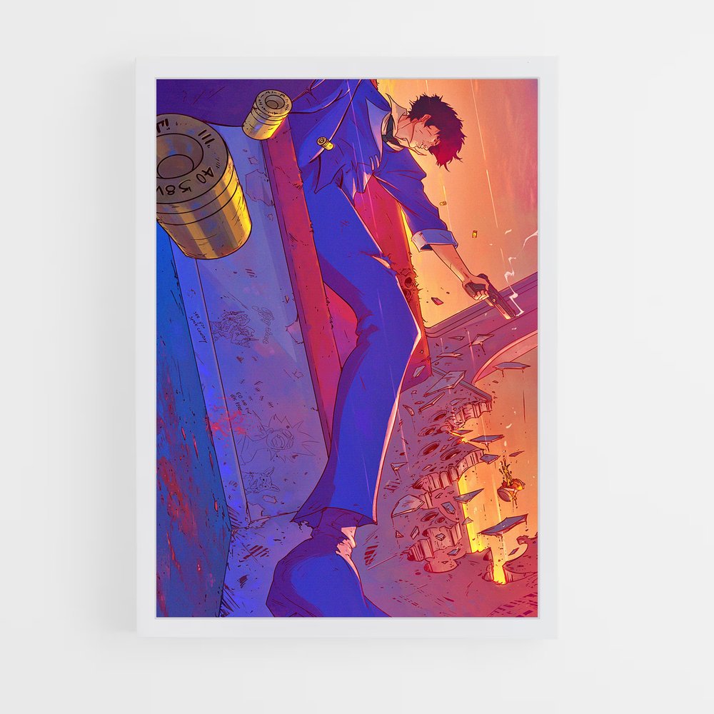 ap-spike spiegel-2 cadre Blanc