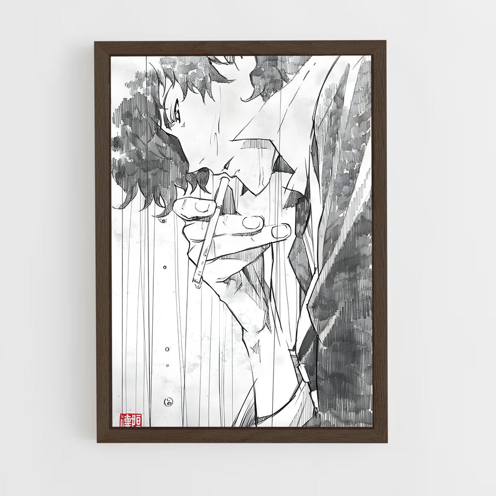ap-spike spiegel-3 cadre Bois foncé