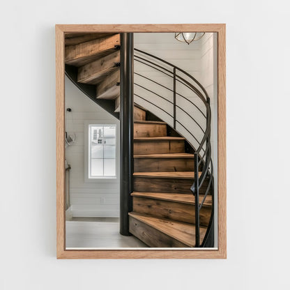 ap-spiral staircases-1 cadre Bois clair