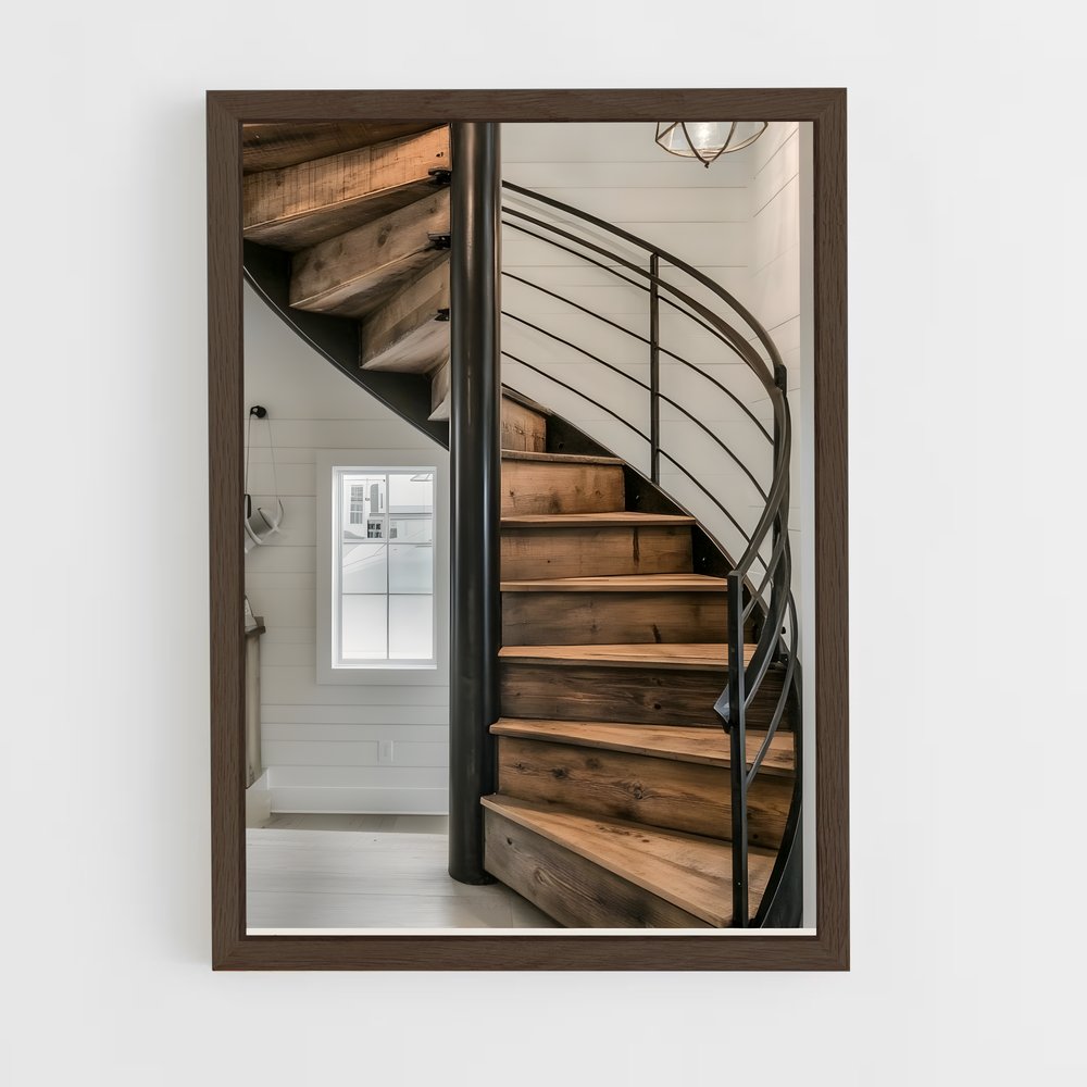 ap-spiral staircases-1 cadre Bois foncé