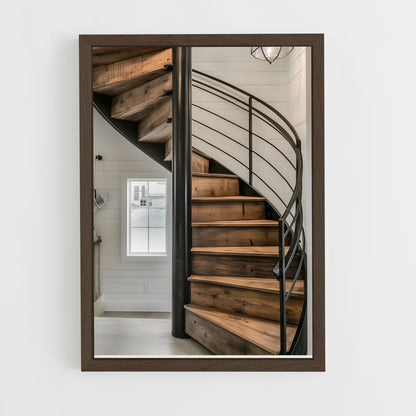 ap-spiral staircases-1 cadre Bois foncé