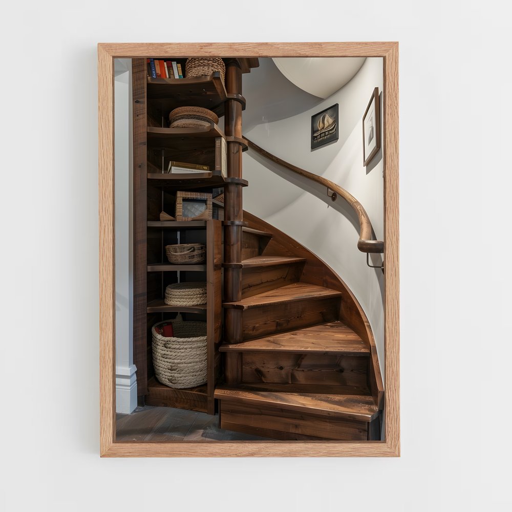 ap-spiral staircases-3 cadre Bois clair