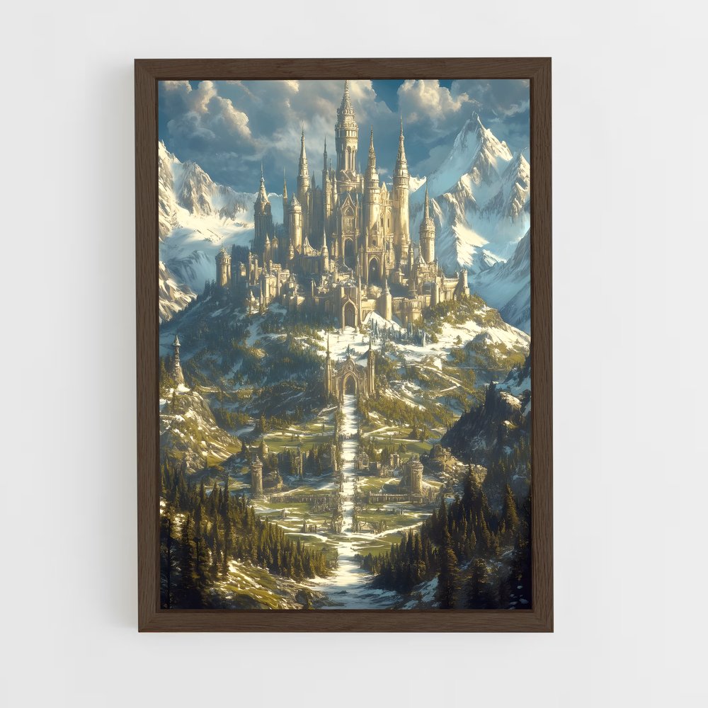ap-spires-12 cadre Bois foncé