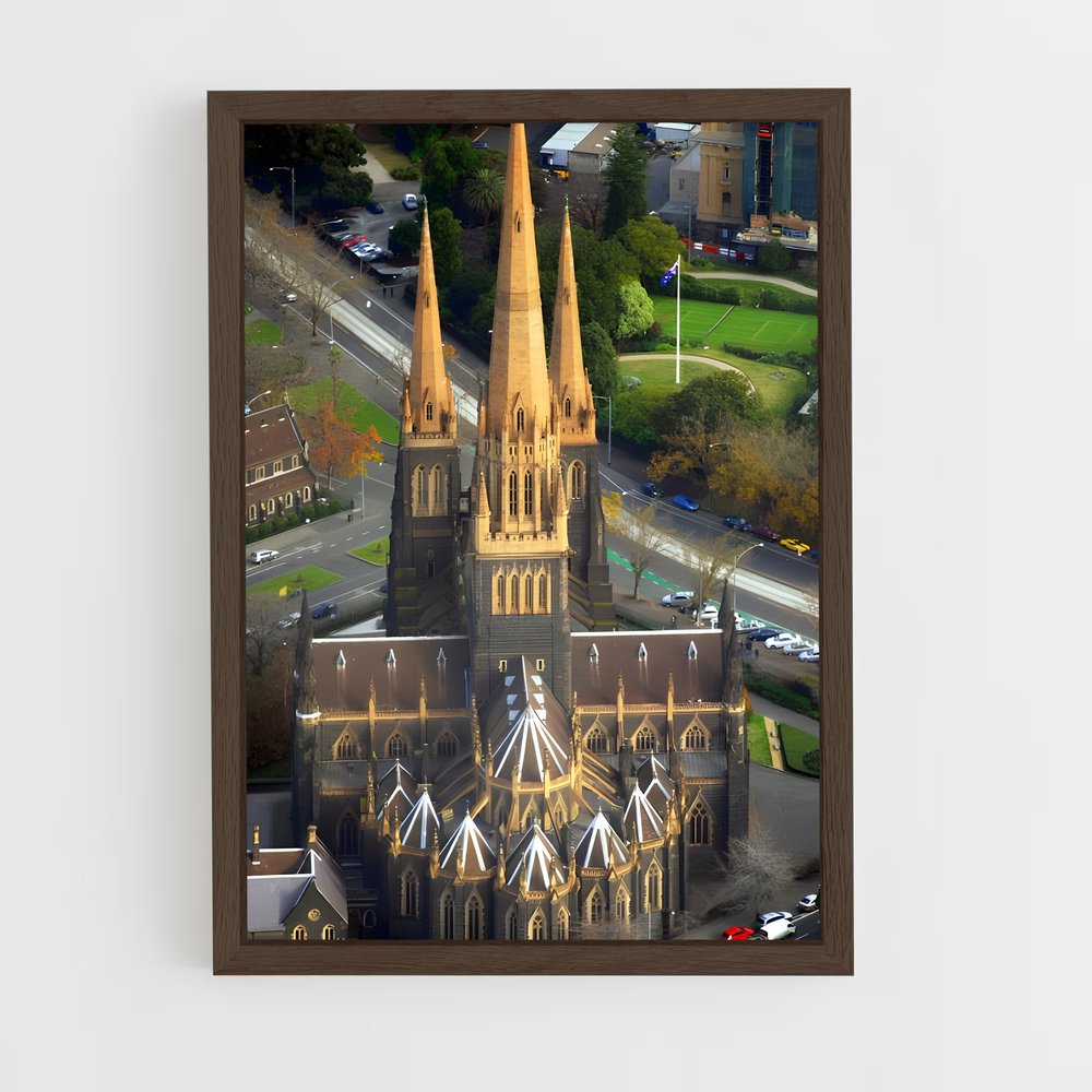 ap-spires-3 cadre Bois foncé
