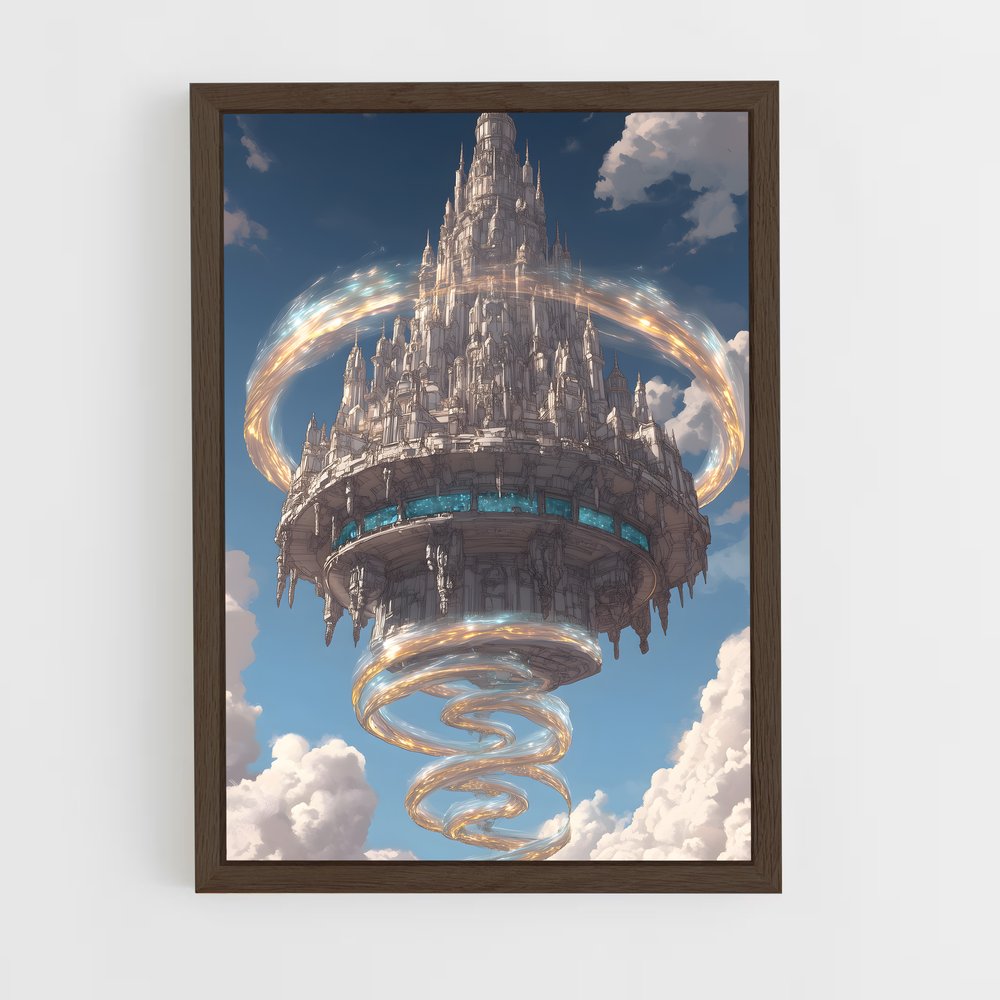 ap-spires-6 cadre Bois foncé