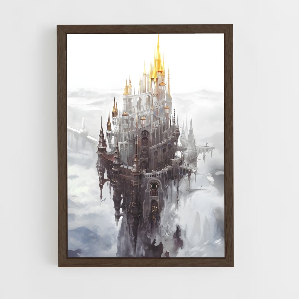 ap-spires-9 cadre Bois foncé