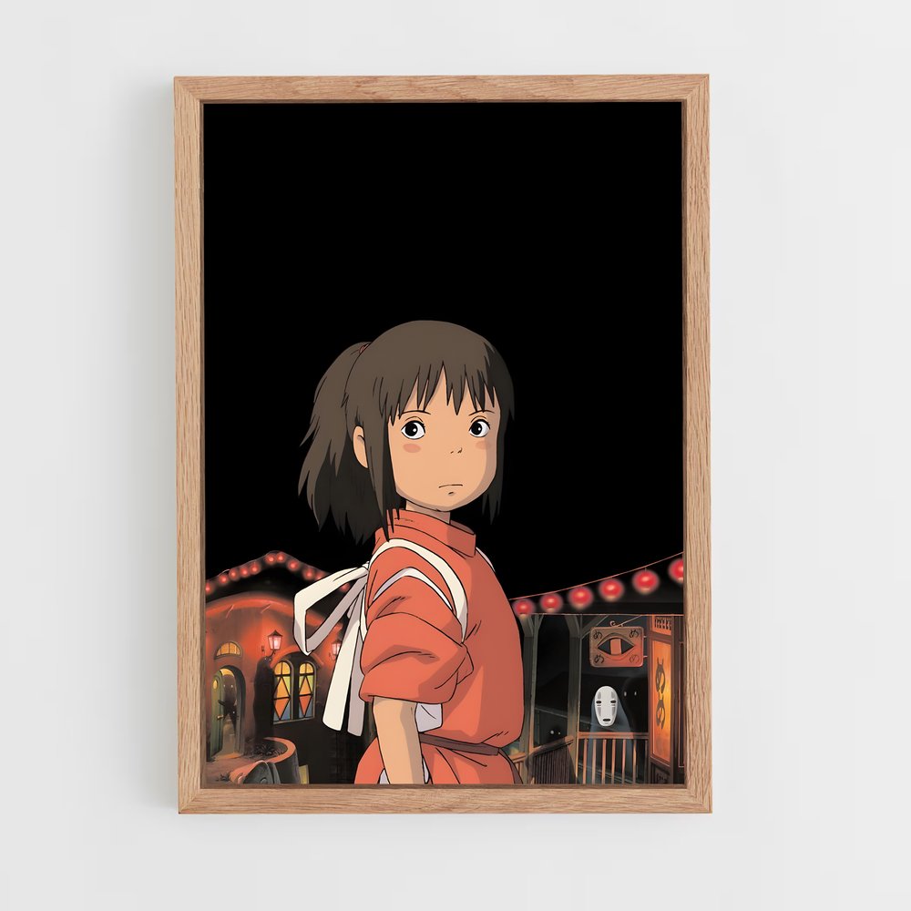 ap-spirited away-4 cadre Bois clair