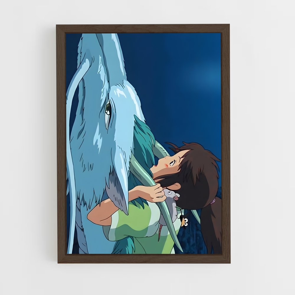 ap-spirited away-6 cadre Bois foncé