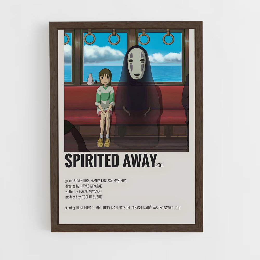 ap-spirited away-7 cadre Bois foncé