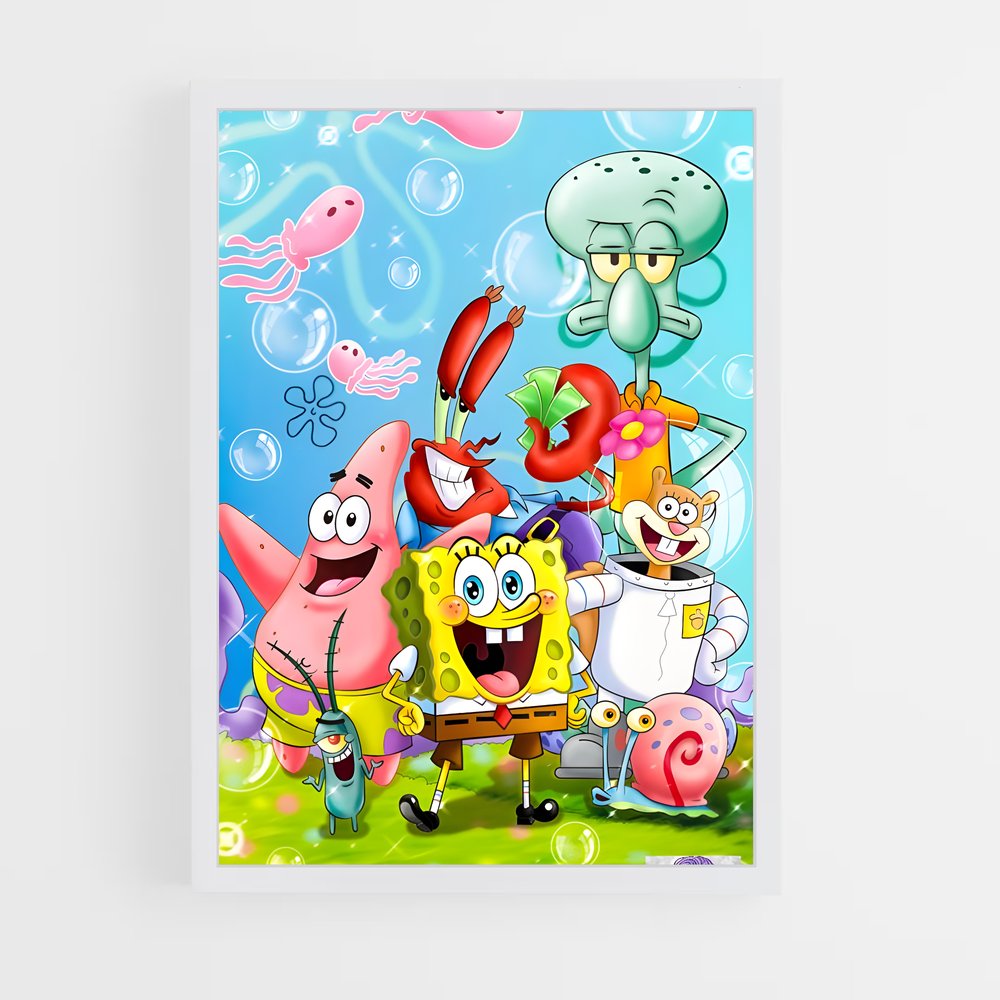 ap-spongebob-1 cadre Blanc