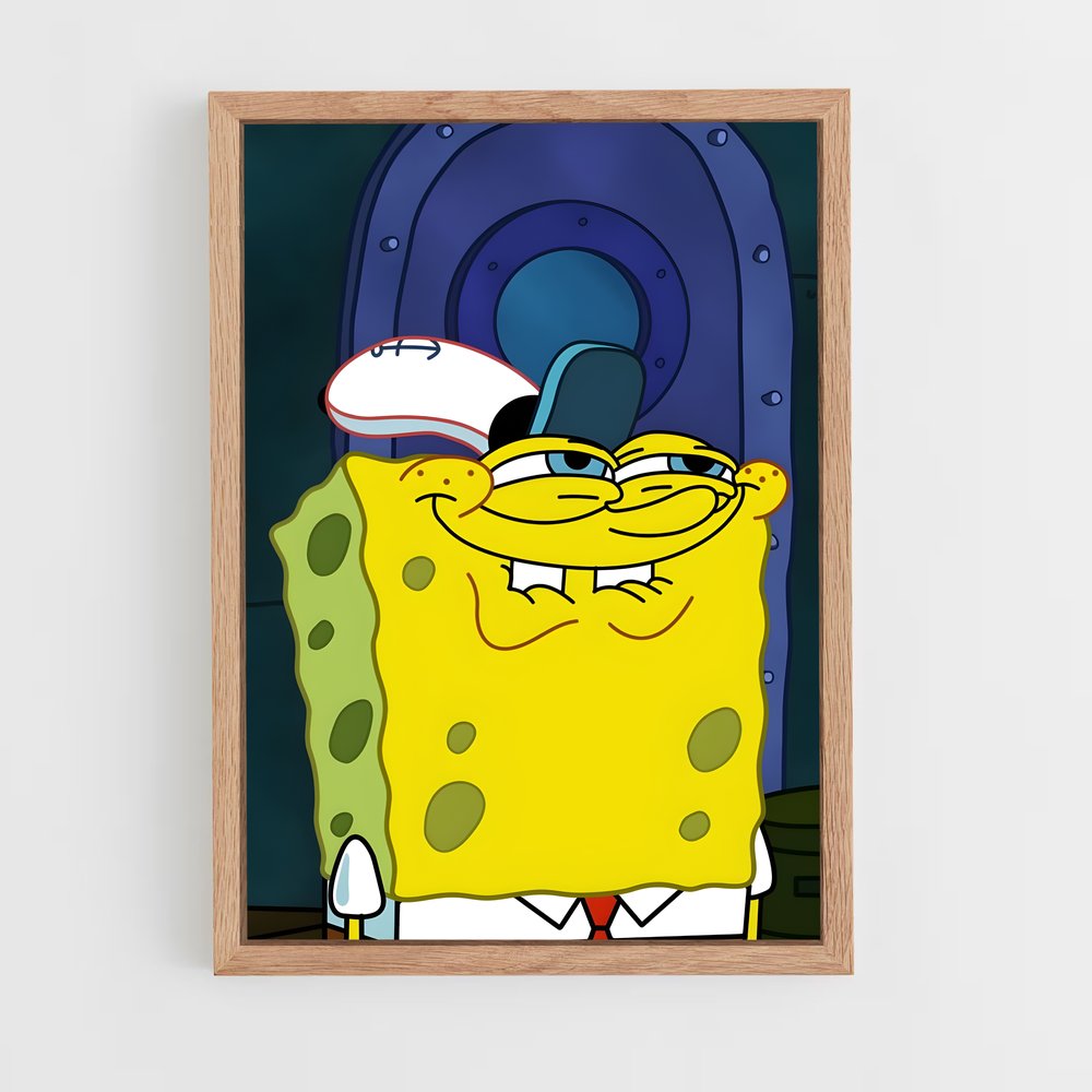 ap-spongebob-3 cadre Bois clair