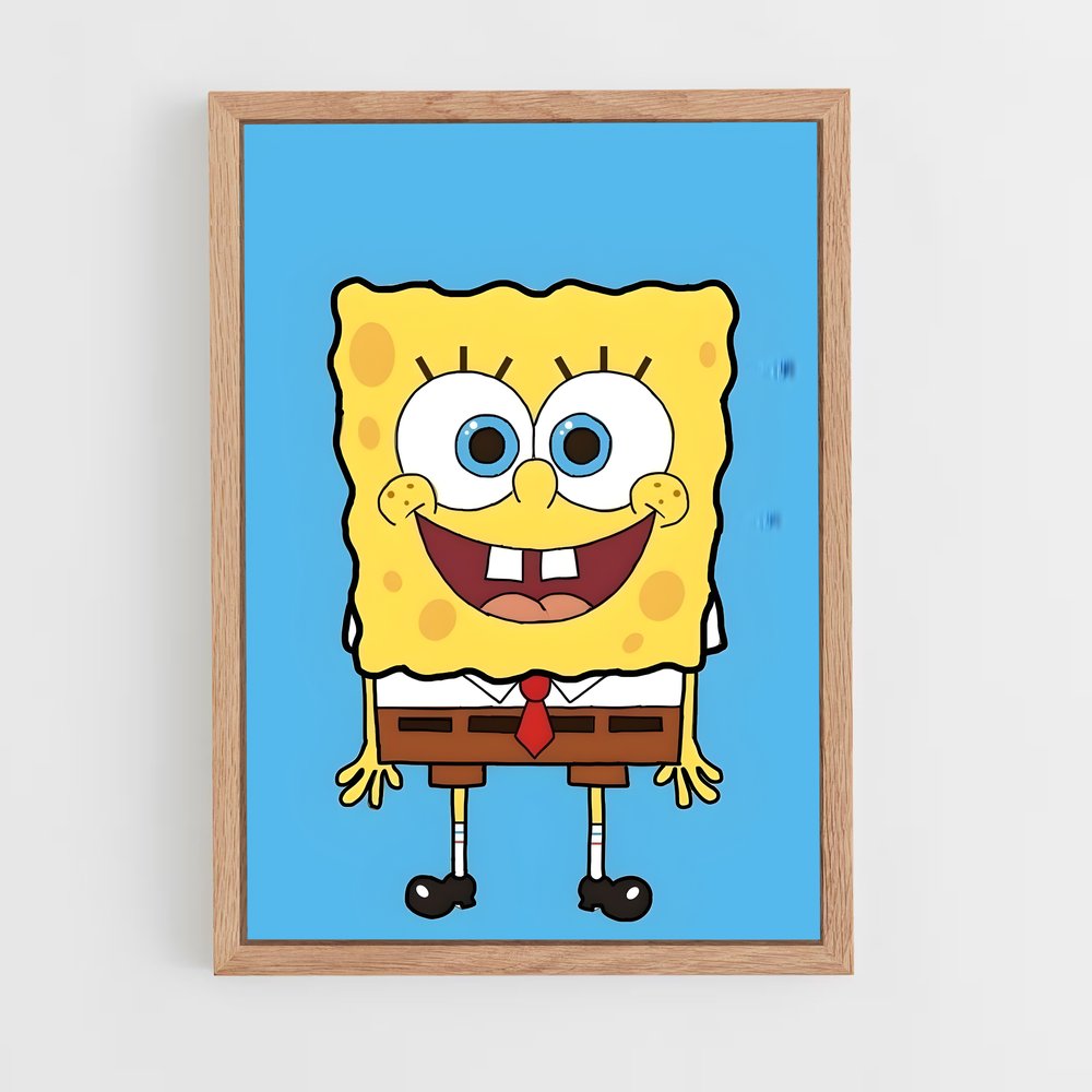 ap-spongebob-4 cadre Bois clair
