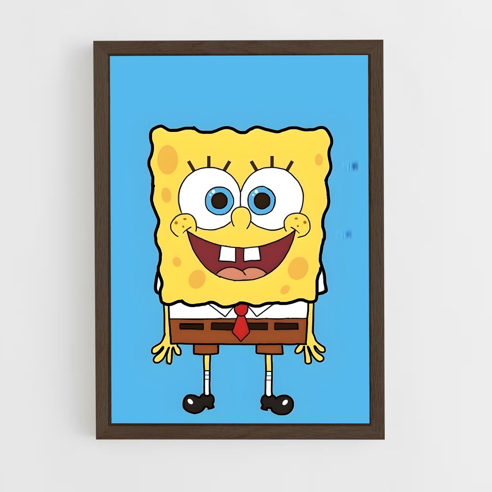 ap-spongebob-4 cadre Bois foncé
