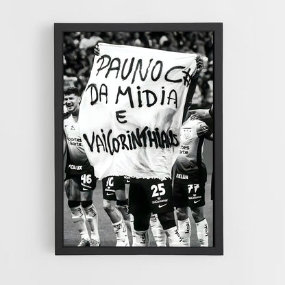 ap-sport club corinthians paulista-8 cadre Noir
