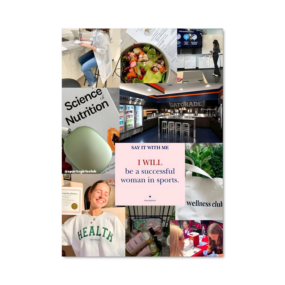 Poster Cuisine Sportive
