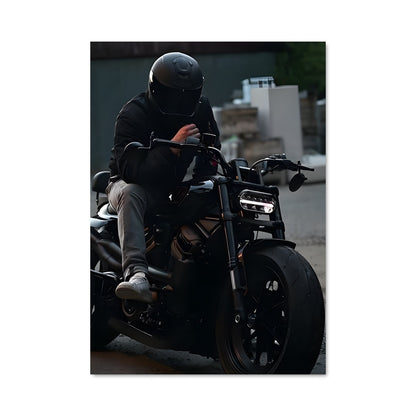 Poster Rider de l'Asphalte