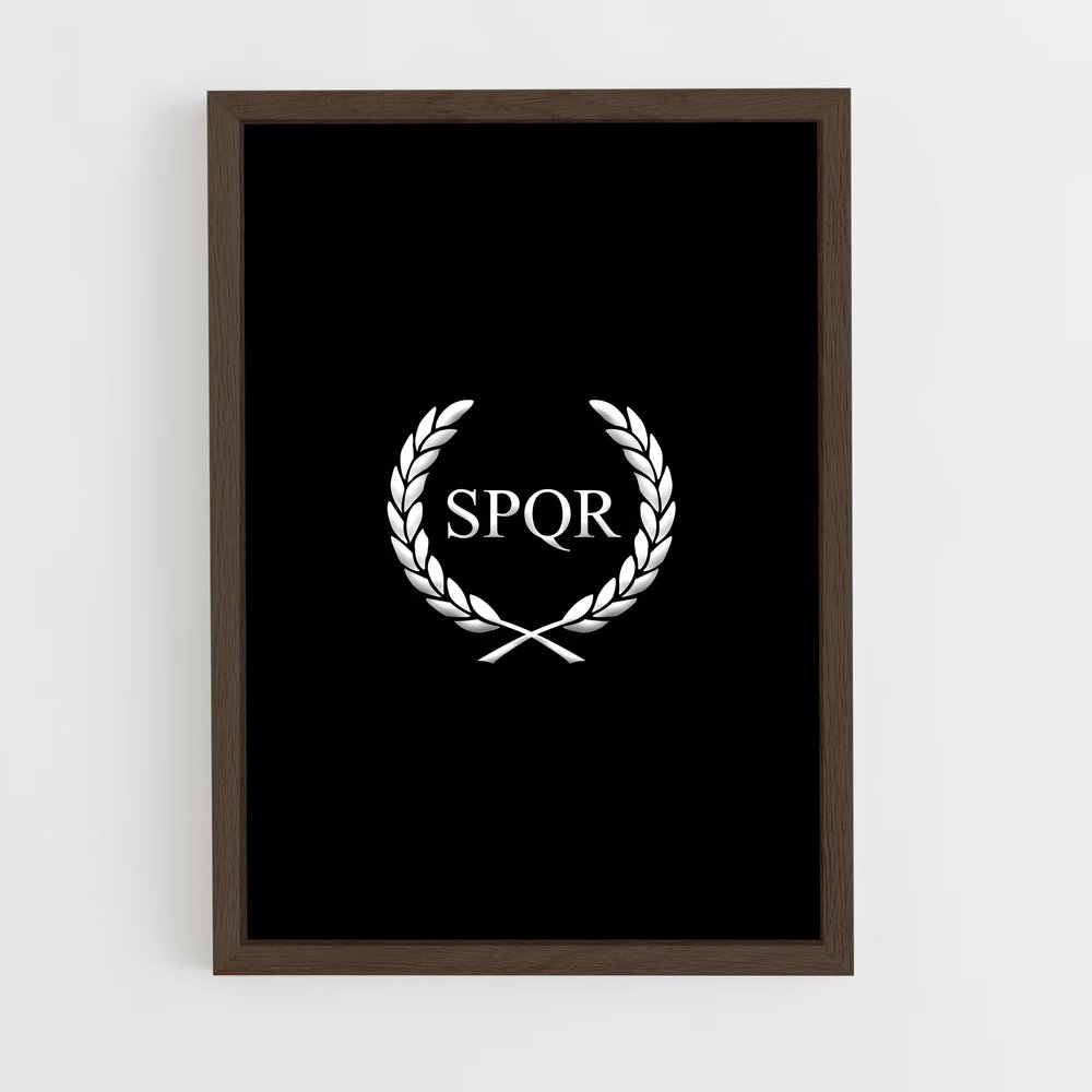 ap-spqr-4 cadre Bois foncé
