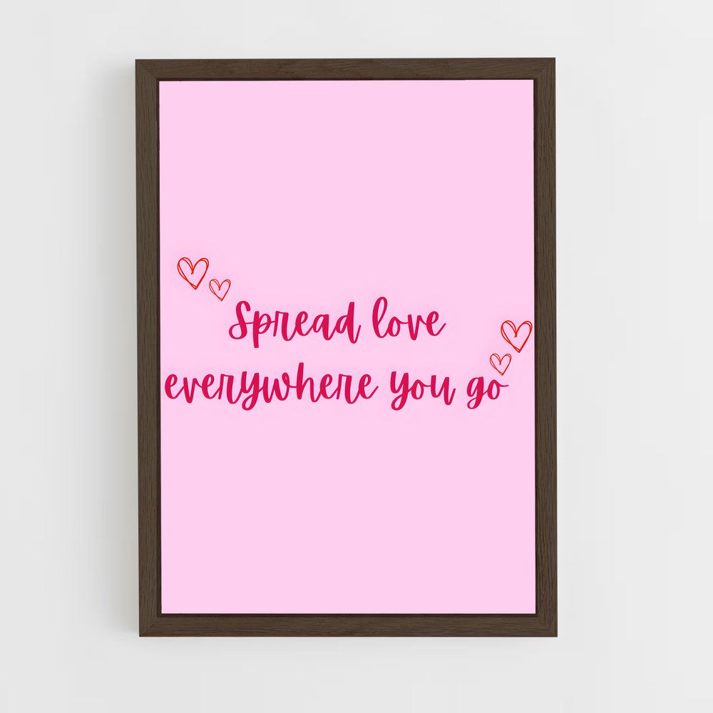ap-spread love-2 cadre Bois foncé