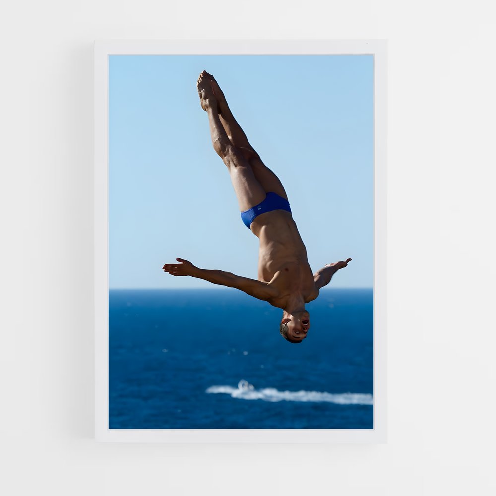 ap-springboard diving-2 cadre Blanc