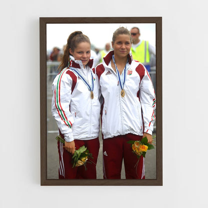 ap-sprint canoe world championships-1 cadre Bois foncé