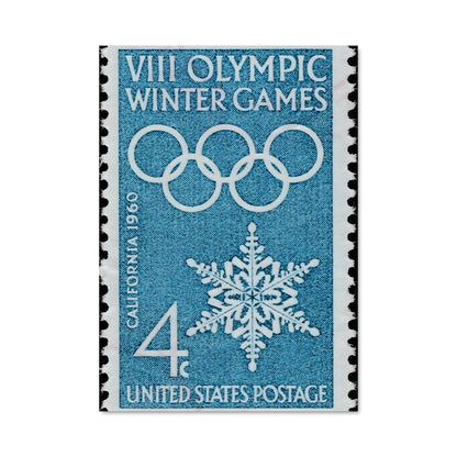 Poster Les Anneaux Olympiques de Squaw Valley
