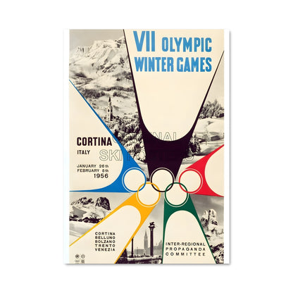 Poster Jeux Olympiques Squaw Valley 1960