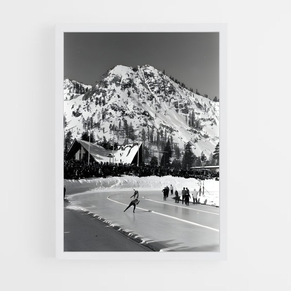 ap-squaw valley 1960-3 cadre Blanc