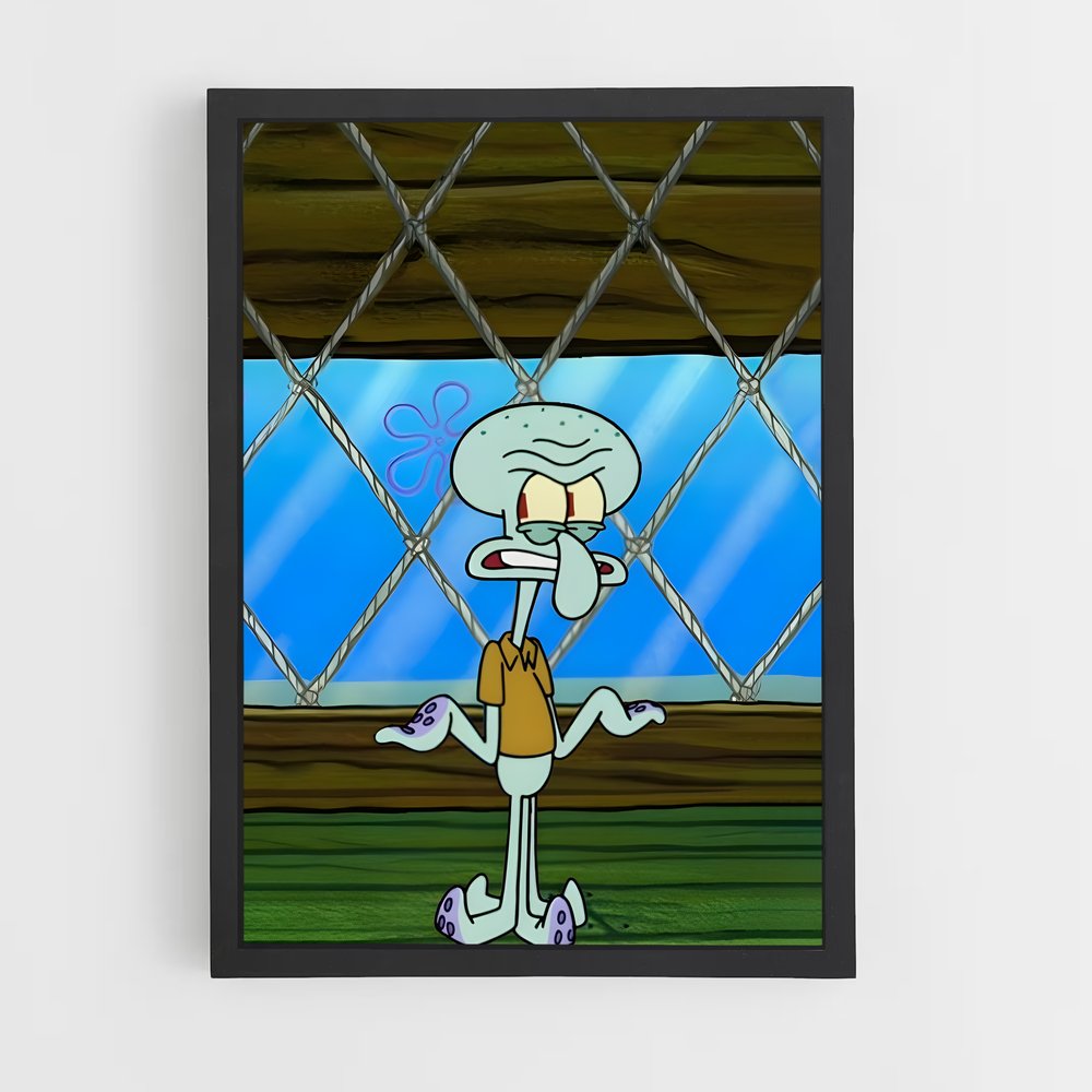 ap-squidward tentacles-1 cadre Noir