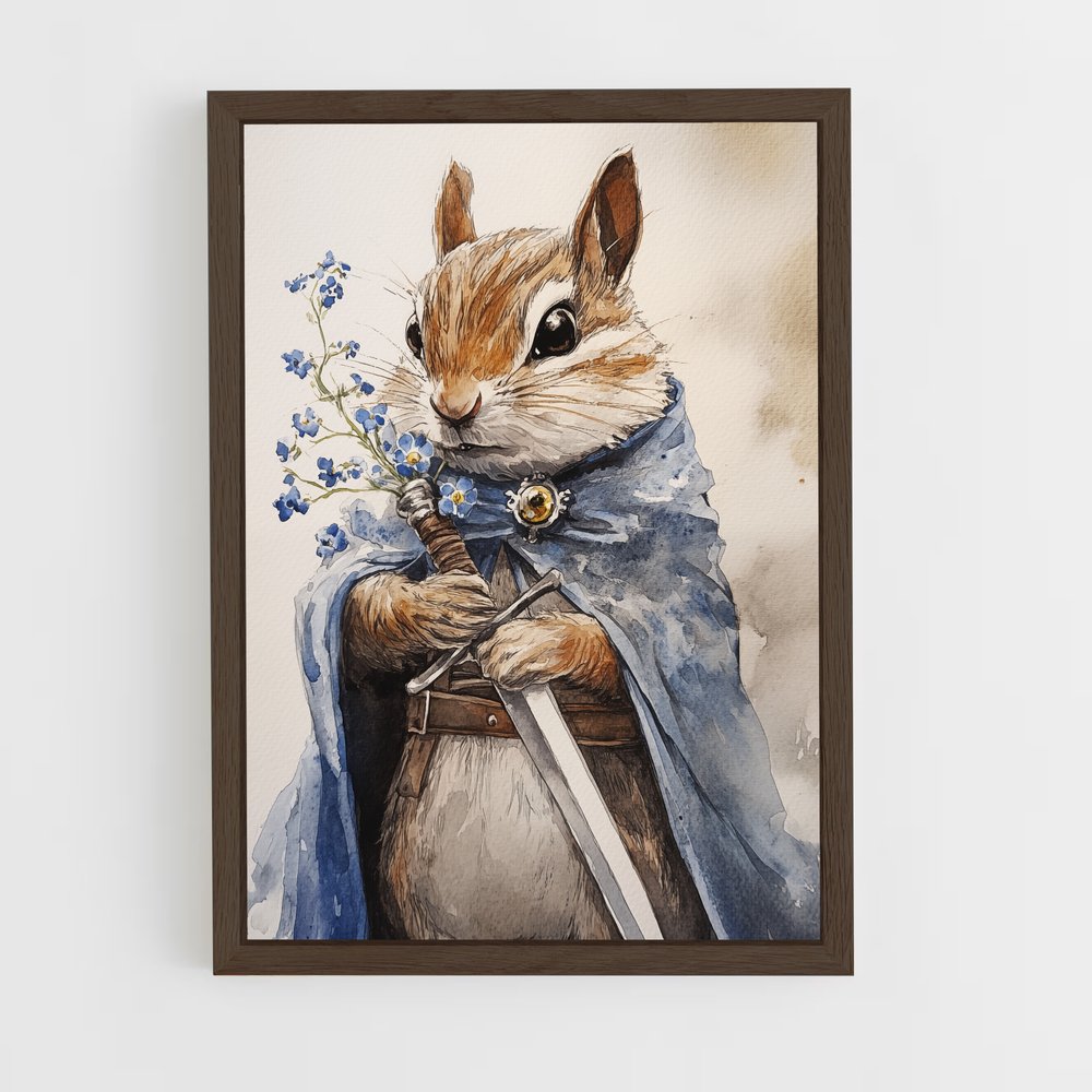 ap-squirrel-5 cadre Bois foncé