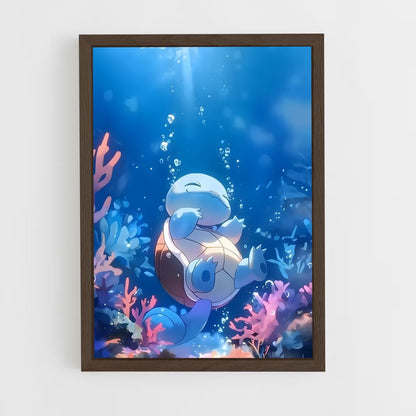 ap-squirtle-6 cadre Bois foncé