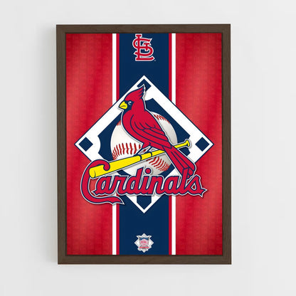ap-st. louis cardinals-1 cadre Bois foncé