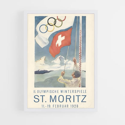 ap-st moritz 1928-2 cadre Blanc
