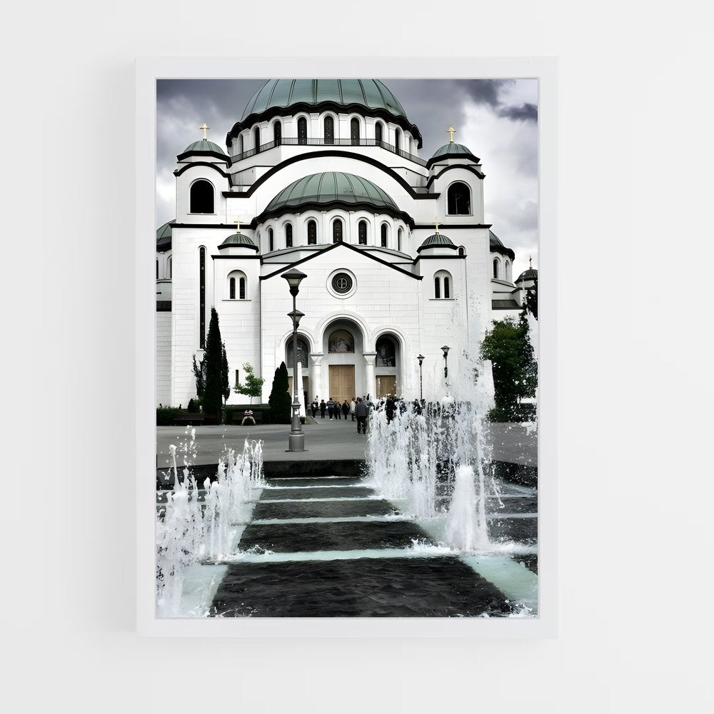 ap-st sava temple belgrade-3 cadre Blanc