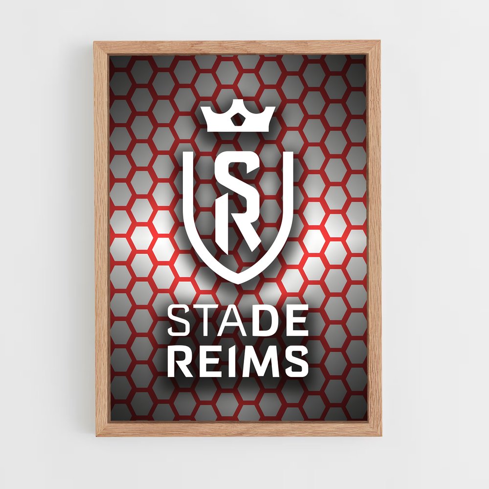 ap-stade de reims-4 cadre Bois clair