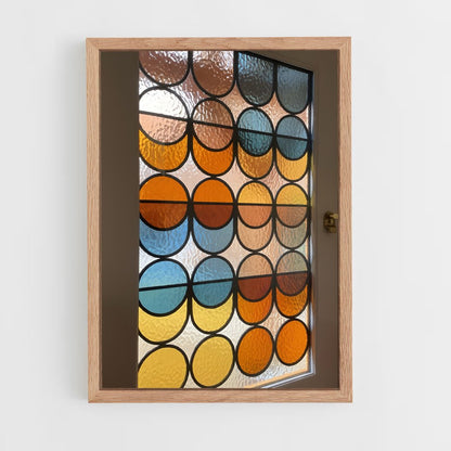 ap-stained glass windows-10 cadre Bois clair