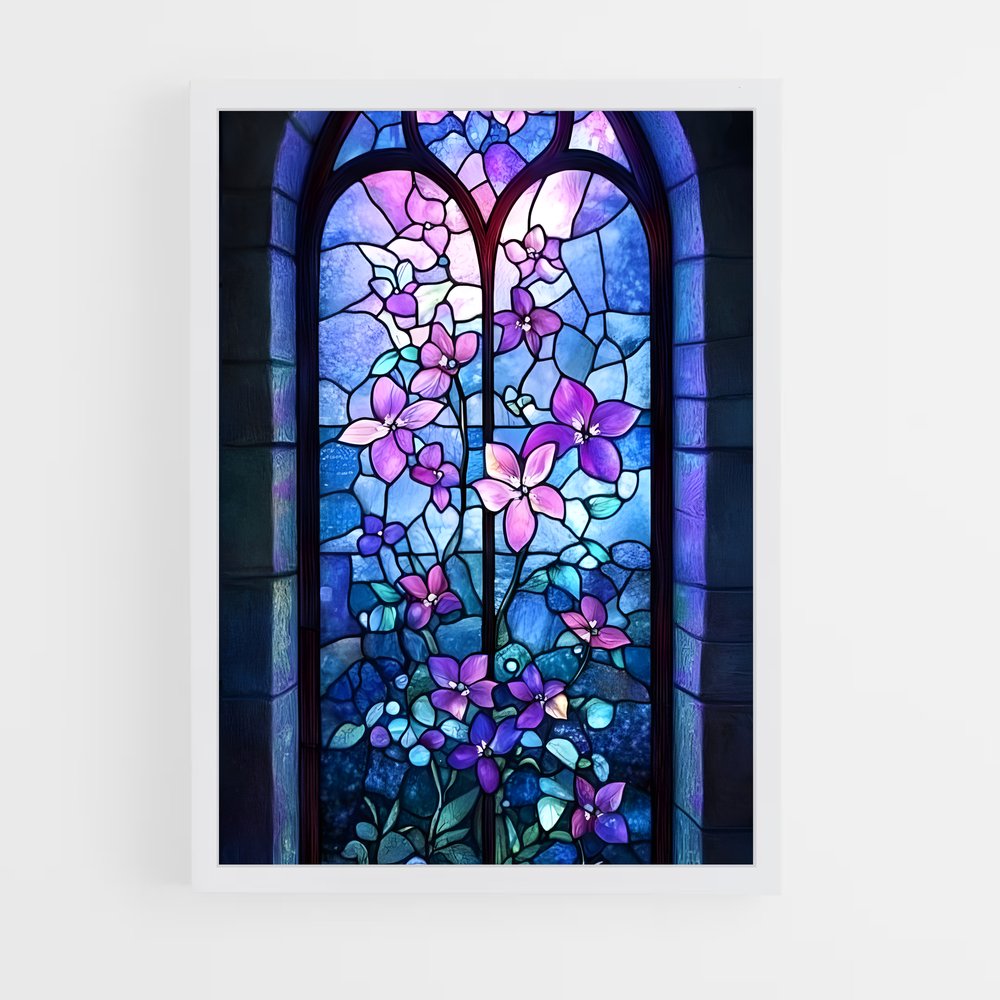 ap-stained glass windows-14 cadre Blanc